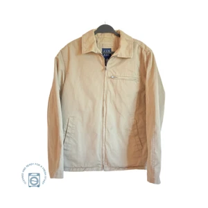 Men's Size M | Gap | Full Zip Jacket | Cotton | Beige - Picture 1 of 3