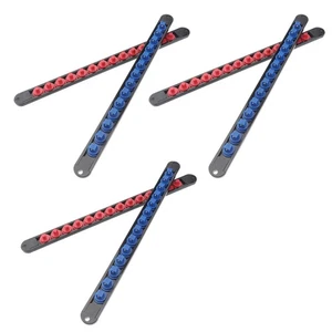 6 Stück Steckdosenhalter Hülse Schiene Tablett Schraubenschlüssel Aufbewahrung Regal Tragbar Organizer - Bild 1 von 12