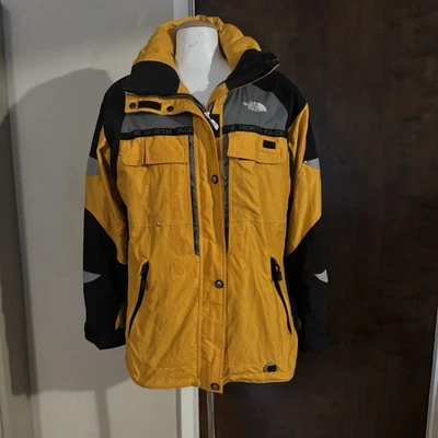 Chaqueta The North Face Mujer 10 Amarilla Con Capucha Parka Extreme Gear Nieve Esquí De Colección Foto 1 de 4