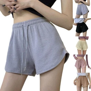 Sports Hot Pants Women Shorts Shorts Stripped Women Casual Female Wide Leg - Picture 1 of 33