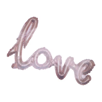 Love Balloon Rose Gold Miss to Mrs 40" Air Fill Pink Wedding Party Engagement - Image 1 of 4