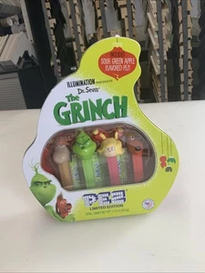 SEALED Limited Edition PEZ Collector's 4 Piece Tin - Dr. Seuss' The Grinch 2018 - Picture 1 of 11