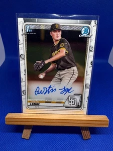 Justin Lange 2020 1st Bowman Chrome Auto  - Picture 1 of 2