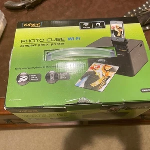 VuPoint IPWF-P30-VP Wireless Color Photo Printer Photo Cube In Box - Zdjęcie 1 z 6