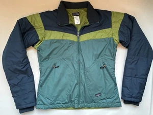 Vintage Patagonia Damen Medium Free Box Reißverschluss gefütterte Jacke Colorblock Gorpcore blau - Bild 1 von 12