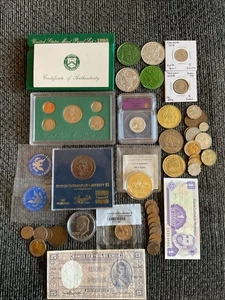 Collectible Junk Drawer Coin Lot 1995S MINT PROOF,1/12 OZ.AG.SLAB,BILL OF RIGHTS - Picture 1 of 19