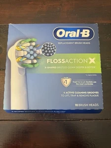 Oral-B FlossAction Electric Toothbrush Replacement Brush Heads Refills, 10 Count - Picture 1 of 4