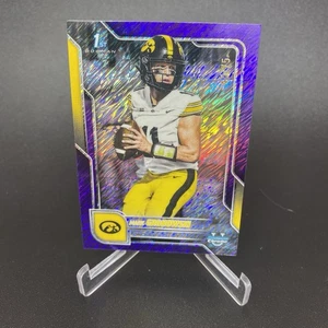 Mark Gronowski 2025 Bowman Chrome U #127 First (1st) Chrome Purple Shimmer /75 - Picture 1 of 3