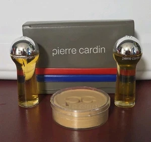 Vintage Pierre Cardin Shaving Cologne Soap Travel Set in Vinyl Case - Picture 1 of 8