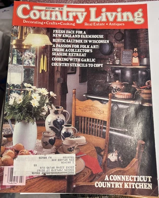 Country Living Magazine July 1987  (Decorating Crafts, Cooking)  Great Ads - Image 1 of 2
