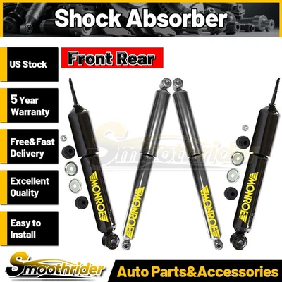 Amortiguador delantero trasero Monroe 4 piezas para Ford Expedition 1997-2000 2001 2002 Foto 1 de 4