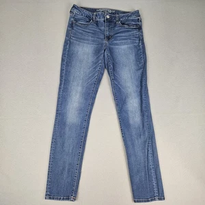 American Eagle Jeggings Damen 12 (30x29,5) blau Super Stretch Jeans Medium Wash - Bild 1 von 10