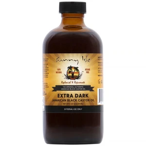 Aceite de ricino negro jamaicano extra oscuro Sunny Isle 8 oz, 4 oz, 2 oz - Imagen 1 de 26