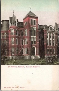 Vintage 1900er NEVADA, Missouri Postkarte "ST. FRANCIS ACADEMY" Kloster / Schule - Bild 1 von 2