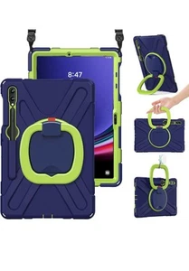 BRAECN Silikon Hülle Case für Samsung Galaxy Tab S7 S7+ FE+ Tablet S Navy Grün - Bild 1 von 11