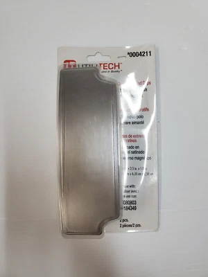Utilitech Decorative End Caps #0004211 Satin Nickel Finish Magnetic Back 2 pack! - Image 1 of 4
