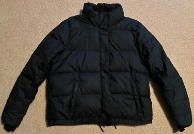 New Athleta Dark Green Puffer Down Winter Jacket Women XL - Image 1 of 4