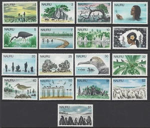 Nauru 1978 DEFINITIVES (17), Birds, Trees, Marine, etc Unhinged Mint SG 174-190 - Picture 1 of 1