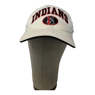 MLB Indianapolis Indians Snapback Hat Embroidered Cream Autographed SEE DESC - Image 1 of 4