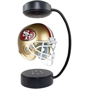 NFL San Fransico 49ers Hovering Rotating Mini Helmet - Hovering Helmet
