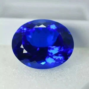 Tanzania 10.21 Ct Tanzanite AAA Flawless Blue Loose OvalCut Gemstone - Picture 1 of 5