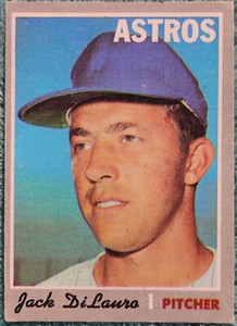Jack DiLauro Houston Astros 1970 Topps Baseball Card #382 Ex