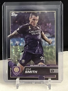 2023 Topps MLS Kyle Smith Icy Black Foil #104 Orlando City FC - Picture 1 of 3