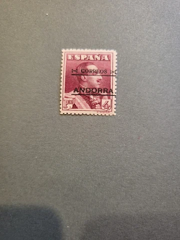 Stamps Spanish Andorra Scott #11a h Cover