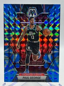 PAUL GEORGE 2022-23 Panini Mosaic Basketball #18 REACTIVE BLUE PRIZM - Picture 1 of 2