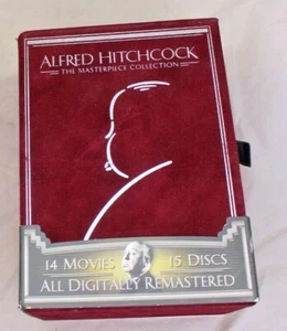 Alfred Hitchcock - The Masterpiece Collection 14 Movies 15 Discs 36 Page Booklet - Imagen 1 de 11