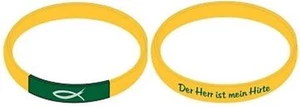 Silikon Armband "Fisch/Der Herr ist mein Hirte" (*NEU*)(*OVP*) - Picture 1 of 1
