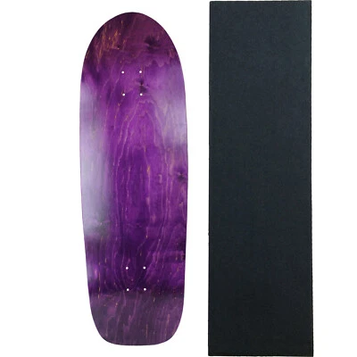 Moose Skateboards Old School 10" x 33" Stained Purple Blank Skateboard Deck + G - Image 1 of 4
