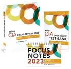 Wiley CIA 2023 Part 1: Exam Review + Test Bank + Focus Notes, Essentials of: New