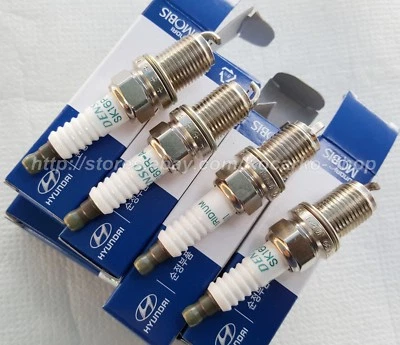 Spark Plug 4PC For Hyundai Sonata KIA Optima Magentis 2.4L 2006-2008 #2741025000 - Изображение 1 из 3