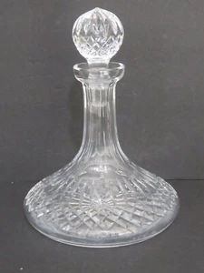 Waterford Crystal Lismore Ships Decanter w/Stopper Signed - Picture 1 of 6