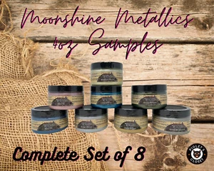 4oz Moonshine Metallic Paint Set of 8 | Dixie Belle Paint - Picture 1 of 10