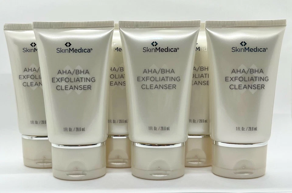 SkinMedica AHA/BHA Exfoliating Cleanser 6 pk x 1oz. Trial, Full Size Equivalent! - Image 1 of 1