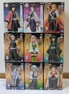 Demon Slayer Hashira Figure Set of 9 Normal Color Kizuna no Banpresto New - Picture 1 of 2