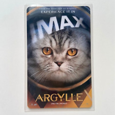 ARGYLLE Movie 2024 Collectible Ticket Hard Card IMAX Theater Cinema Limited
