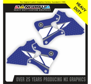 YAMAHA YZF 250 426 RAD SCOOP TANK GRAPHICS DECALS STICKERS MOTOCROSS MX - Picture 1 of 1