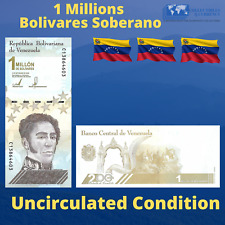 Venezuela Banknote 1 Million Bolivares Soberano 2020 Unc, P-W114, Us Seller