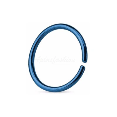 Anillo Tragus Oreja Aro Nariz Sin Costuras 18G 20G 22G Todo Tamaño Chapado en Color en Acero Foto 1 de 2