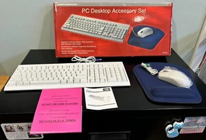 Durabrand PC Zestaw akcesoriów biurkowych KB945DB Klawiatura Scroll Mouse Pad Stacja robocza - Zdjęcie 1 z 20