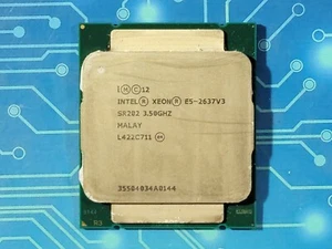 Lot of 5 Intel Xeon E5-2637 v3 Quad-Core 3.50GHz 15MB LGA2011 Processor SR202 - Picture 1 of 2