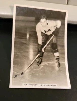 1935 J.A. PATTREIOUEX SPORTING EVENTS AND STARS #89  G.A.  JOHNSON   NM-MT - Image 1 of 2