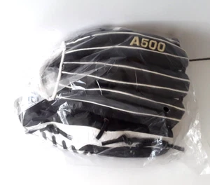 Wilson Siren A500 12” Softball Glove All Position Black & White Lefty LHT NWT - Picture 1 of 3