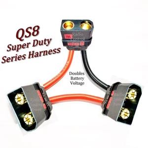RCP-QS8 Series Harness 8 awg 3" Wire Lengths Heavy Duty Anti Spark - Picture 1 of 17