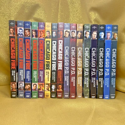 Chicago Fire & Chicago P.D. Seasons 1–8 (48 DVDs, 344 Episodes) - Image 1 of 4