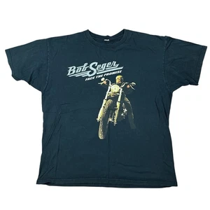 Vintage Bob Seger Face the Promise Shirt Size XL Black 2006 Tour Rock Band - Picture 1 of 7
