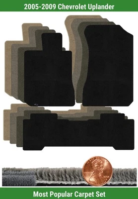 Juego de alfombrillas Ultimat personalizadas para Chevrolet Uplander 2005-2009 (3 piezas) #FI8 Foto 1 de 4